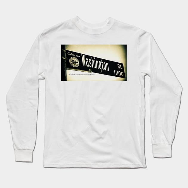 Washington Boulevard, Culver City, California by Mistah Wilson Long Sleeve T-Shirt by MistahWilson